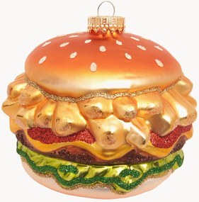 Addobbo per albero di Natale dipinto a mano Burger