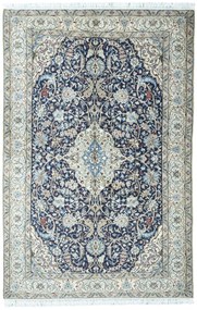 Isfahan Tappeto 160x240 Blu (Iran) Annodato A Mano