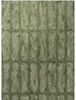 Arte International Carta da parati Chalk Stone - Moss-Green