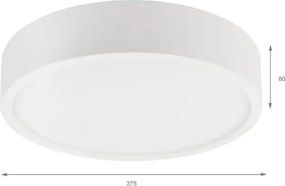 Plafoniera NATURAL 3xE27/15W/230V Ø 37,5 cm pino/bianco