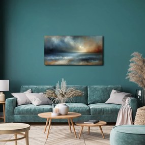 Quadro su tela – Mare calmo in astrazione