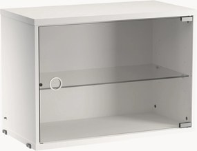 Vetrina con anta battente in vetro String System, larg. 58 x prof. 30 cm
