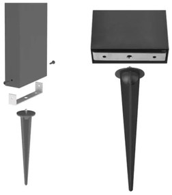 Lampada solare LED con sensore LED 4,4W 3,7V 2200mAh IP44