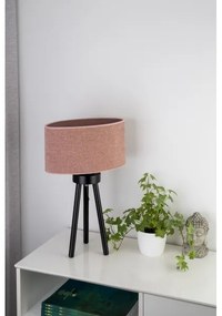 Duolla - Lampada da tavolo OVAL 1xE27/15W/230V diametro 30 cm rosa
