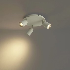 Faretto da incasso moderno beige 3 luci IP44 - Ducha