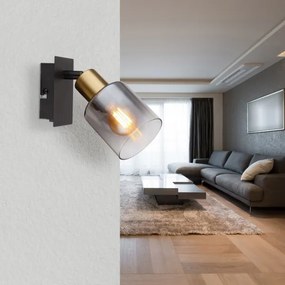 Globo 54310-1 - Faretto da parete HOLLSY 1xE14/25W/230V