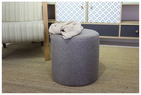 Sgabello grigio Silindir - Balcab Home