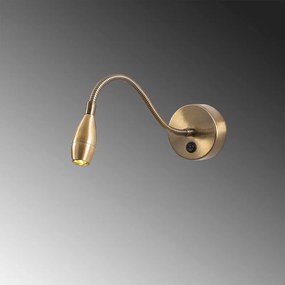 Lampada da parete dorata Reading – Opviq lights