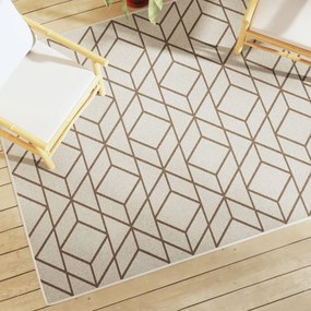 Tappeto A Pelo Corto Multicolore 160x230 Cm Interni/esterni /