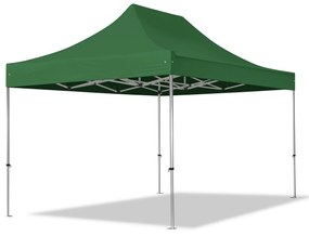 TOOLPORT 3x4,5m gazebo pieghevole PES, PROFESSIONAL alluminio, verde scuro - (600195)