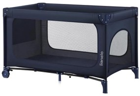 Lionelo - Lettino da viaggio JASMIN EASY FOLD Blu navy