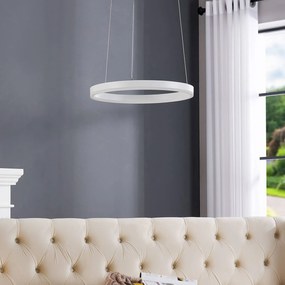 Lampada a sospensione LED Arcchio Albiona, bianco, 40 cm