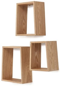 Set di 3 ripiani Trapezio - Tomasucci