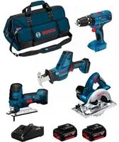 Bosch professional bosch kit 18v bk404bag (gsa 18 v-li c + gst 18.. 8435587916079