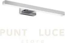 Applique da specchio led lancer bianca in metallo 10w 4000k 1110lm...