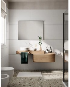 Composizione Step con Base L80H30P46 con top integrato, 1 cassetto ammortizzato