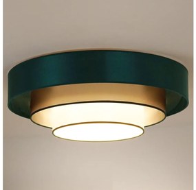 Duolla - Plafoniera LED LUNETA LED/26W/230V diametro 60 cm 4000K verde/oro