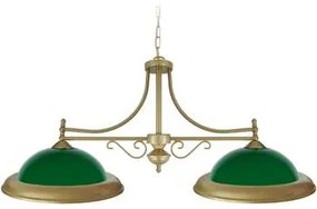 Tosel  Lampadari, sospensioni e plafoniere Lampada da Soffitto tondo metallo dorato e verde  Tosel