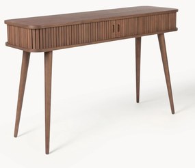 Consolle in legno con ante scorrevoli e frontale scanalato Barbier