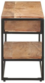 Mobile porta tv 130x30x45 cm in legno massello di acacia