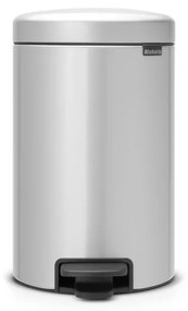 Cestino da bagno a pedale new icon BRABANTIA grigio inox 12 L in inox