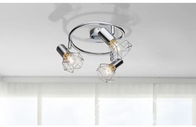 Globo 54802-3 - Faretto XARA I 3xE14/40W/230V