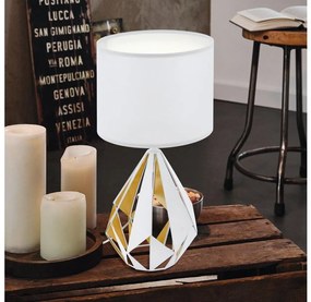 Eglo 43078 - Lampada da tavolo CARLTON 1xE27/60W/230V