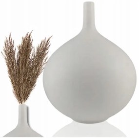 Vaso in ceramica bianco 24 cm