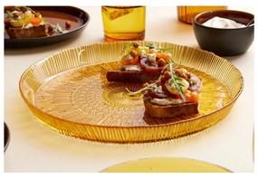 Piatto da portata in vetro arancione ø 30 cm Kusintha - Bitz