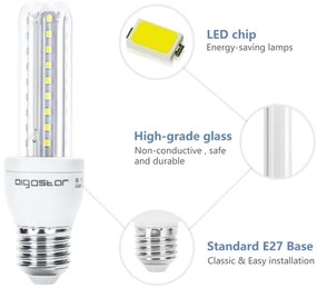 Lampadina LED B5 E27/8W/230V 6500K - Aigostar