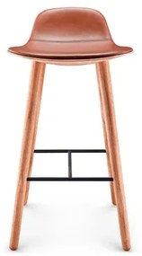 Abalone Stool H75 Nature Oak/Cognac - Eva Solo