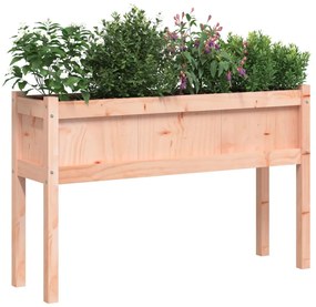 Fioriera Giardino con Gambe 110x31x70 cm Legno Massello Douglas