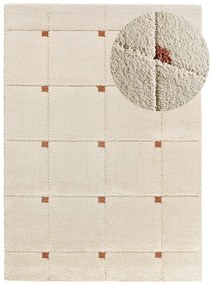 Tappeto color mattone/color crema 133x190 cm Brenda – Universal