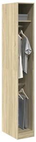Armadio Rovere Sonoma 30x50x200 Cm İn Legno Multistrato /