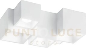 Plafoniera-faretto foster bianca 5 luci attacco gu10 37x24,8x 15cm ...