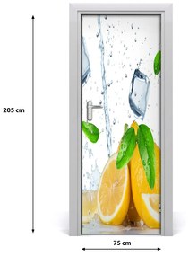 Rivestimento Per Porta Limone e ghiaccio 75x205 cm