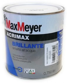 Max meyer acrimax 750ml smalto base acqua tutti i ral 8000, colore marrone oliva - ral 8008, brillantezza brillante