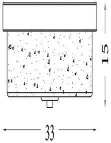 Searchlight 66210-2AB - Plafoniera per bagno PRESTON 2xE27/60W/230V IP44 Ø 33 cm ottone