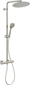 Colonna doccia con miscelatore Tayrona Termostatico Nickel spazzolato