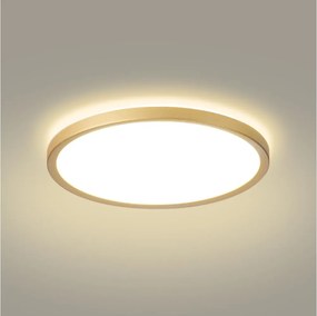 Brilagi - Lampada da bagno ULTRA SLIM LED/24W/230V diam. 42 cm dorata IP54