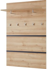 Pannello appendiabiti in faggio decorato in colore naturale Lissabon - Germania