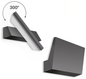 Telefunken - Applique da esterno LED/10W/230V IP44 nero