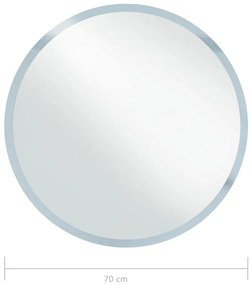 Specchio a LED per Bagno 70 cm