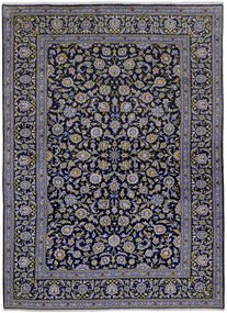 Kashan Tappeto persiano 270x390 Blu (Iran) Annodato A Mano