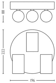 Philips - Luce Spot da bagno IDRIS 3xGU10/5W/230V IP44 bianco