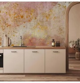 Carta da parati - Golden Bubbles Lavabile 250x175