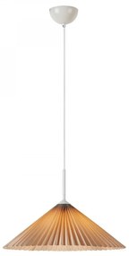 Markslöjd 108710 - Lampadario a sospensione con filo PLISADO 1xE27/40W/230V diametro 50 cm beige