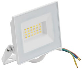 Faro LED 20W Slim Bianco IP65 - con Osram chip LED Colore Bianco Freddo 6.000K