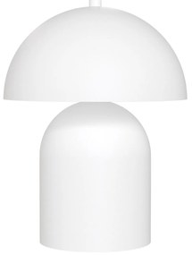 Lampada Da Tavolo Moderna Hera Acciaio Bianco 2 Luci G9 Ip20