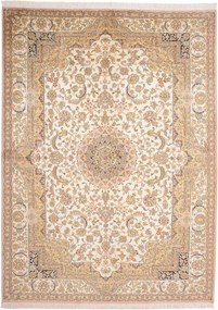 Cashmere Silk Tappeto 160 x 210 (Indian) Annodato A Mano
